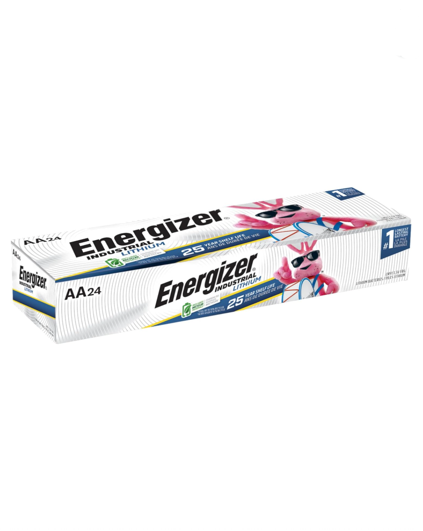 Energizer Ultimate Industrial Lithium AA Batteries, Pack of 24