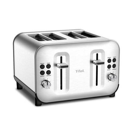 T-FAL Element 4-Slice Stainless Steel Toaster - Blemished package with full warranty - TF684D50