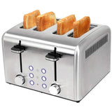 KALORIK TO46813SS 4-Slice Stainless Steel Toaster