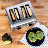 KALORIK TO46813SS 4-Slice Stainless Steel Toaster