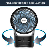 ROWENTA 360 Compact Force Air Circulation Fan - Blemished package with full warranty - VU2410U7