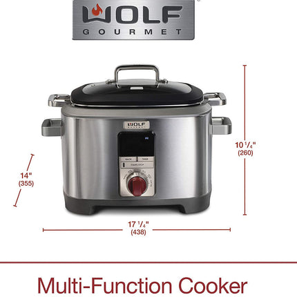 WOLF Gourmet 7QT Multi cooker - Factory serviced with 1 year warranty - WGSC100S
