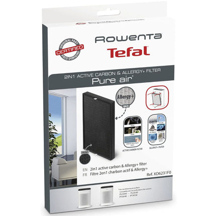 ROWENTA 2in1 Carbon & Allergy+ Filter - Pure AIR/Pure AIR Connect - XD6231U0