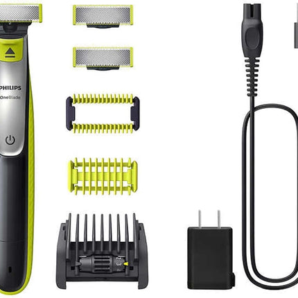 Philips Shaver OneBlade Face+Body, Trims, Edges, and Shaves Any Length, Bonus Blade Included, QP2834/60