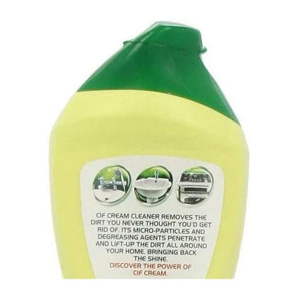Cif, Lemon Scented Cream Cleaner 750ml, Yellow