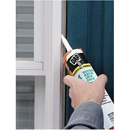 Mastic latex acrylique avec silicone Alex Plus - Blanc éclatant, 300 ml, paquet de 12