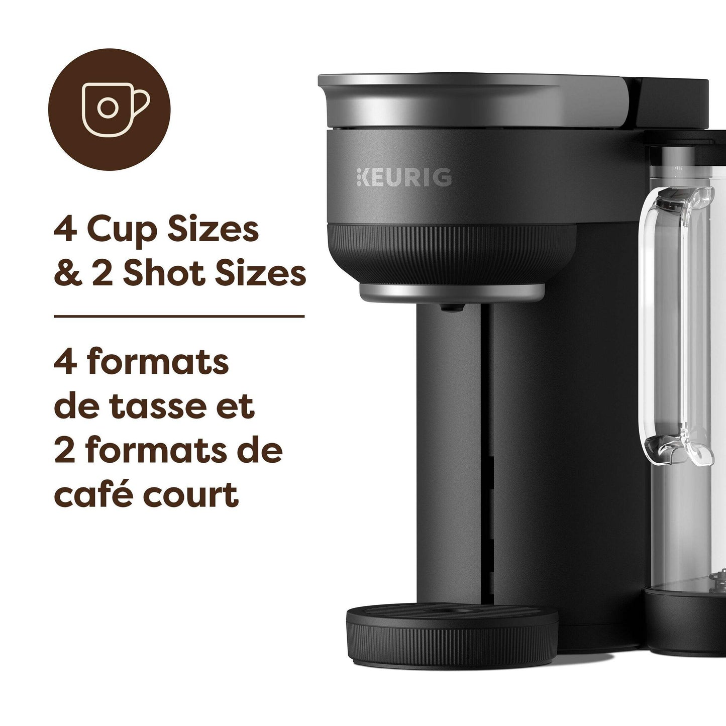 Keurig , K-Crema Single Serve Coffee & Espresso Maker , Black