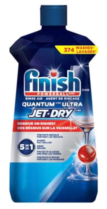 Finish Quantum Ultra Jet Dry Rinse Aid, 374 Washes, 1.12 L