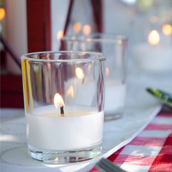 Yummi Unscented 2 x 2.5 Biolight Candle Jars - 12 per Pack