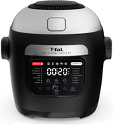 T-fal , Multicook Actifry, Multicooker & Air Fryer with Automatic Stirring Paddle, 6 L / 6.3 Qt. , Chrome