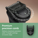 Philips , All-in-One 9000 Series 23-Piece Trimmer - Electric Shaver and Clipper for Face, Beard, Head & Body, , Stainless Steel