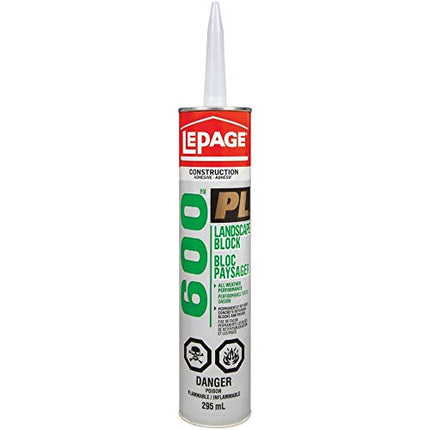 295mL PL 600 Landscape Block Construction Adhesive