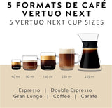 Nespresso Vertuo Next Coffee & Espresso Machine with Aeroccino3 Milk Frother – Chrome (ENV120CAE)