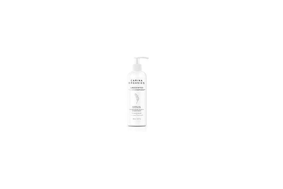 Carina Organics Unscented Daily Moisturizing & Hydrating Skin Cream, 250ml, White