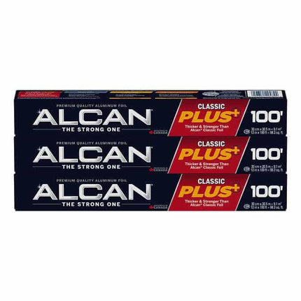 ALCAN ALUMINUM FOIL PACK of 3