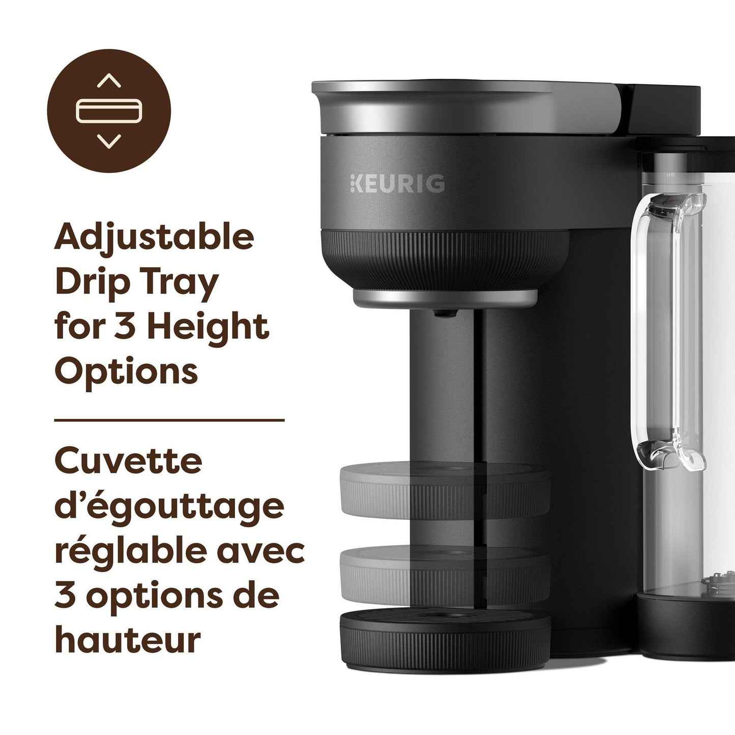 Keurig , K-Crema Single Serve Coffee & Espresso Maker , Black