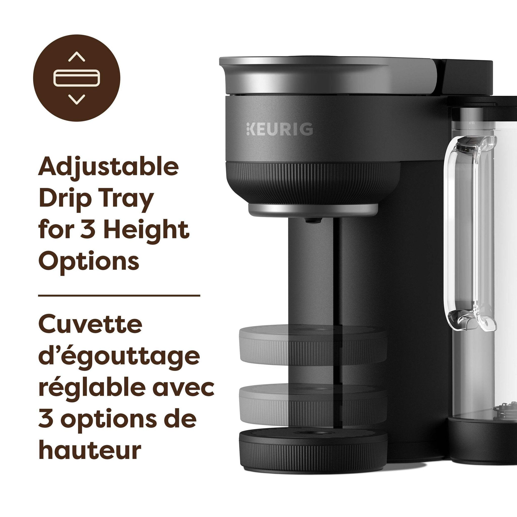 Keurig , K-Crema Single Serve Coffee & Espresso Maker , Black