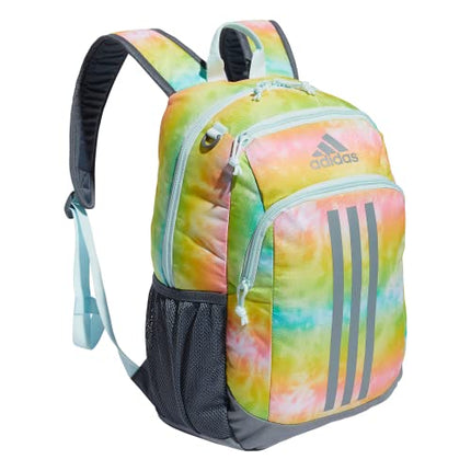 Sac à dos adidas Creator 2.0 (21L) Sac à dos de sport résistant pour ordinateur portable, Stone Wash Rainbow/Grey/Almost Blue, Taille unique