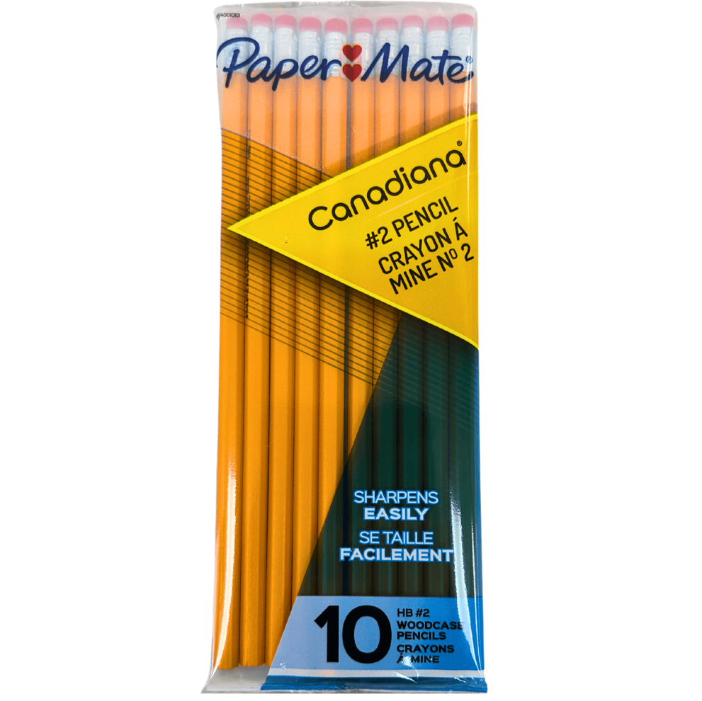 PAPER MATE WOODCASE PENCIL 10PCS