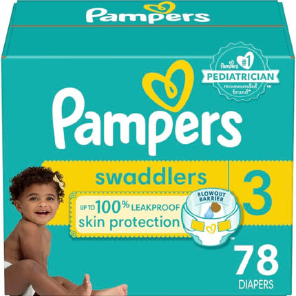 Pampers Baby Diapers - Swaddlers - Ultra Absorbent Disposable Infant Diaper