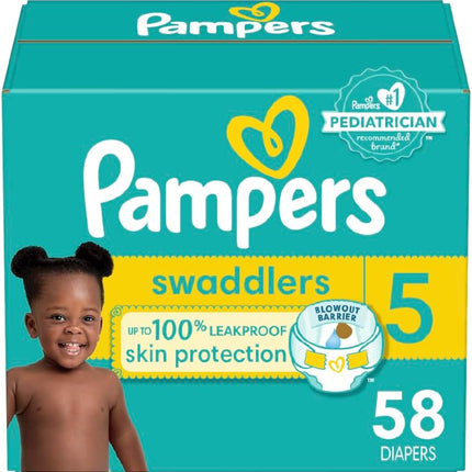 Pampers Baby Diapers - Swaddlers - Ultra Absorbent Disposable Infant Diaper